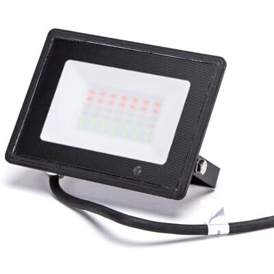 VoltShine 30W svart Die-Cast RGB LED-projektor: Lys upp dina utrymmen med denna moderna projektor, som kombinerar energieffektivitet och mångsidighet i en elegant svart design. VoltShine 30W svart Die-Cast RGB LED-projektor: Lys upp dina utrymmen med denna moderna projektor, som kombinerar energieffektivitet och mångsidighet i en elegant svart design.