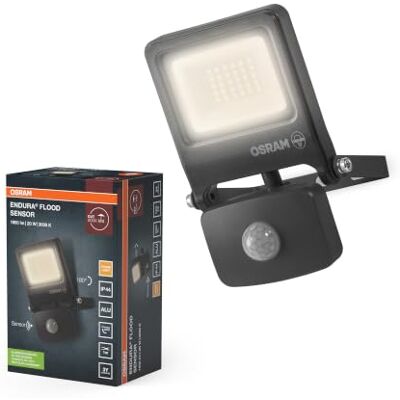 OSRAM ENDURA Flood Sensor Utomhusstrålkastare 20W 3000K Grå IP65 ENDURA® Flood Sensor Warm White PCR, Stand Luminaire and Ceiling Floodlight, Mörkgrå, 30000 h, 1-Pack OSRAM ENDURA Flood Sensor Utomhusstrålkastare 20W 3000K Grå IP65 ENDURA® Flood Sensor Warm White PCR, Stand Luminaire and Ceiling Floodlight, Mörkgrå, 30000 h, 1-Pack