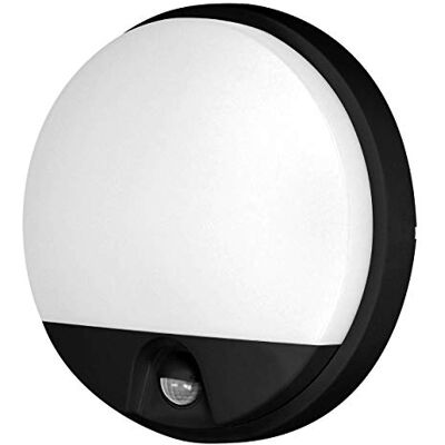 Orno Agat Modern utomhu med rörelsedetektor 4 000 K IP54 (10 W svart) Orno Agat Modern utomhu med rörelsedetektor 4 000 K IP54 (10 W svart)