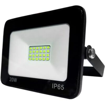 WatioWave 20 W svart 6 500 K, IP65 LED-projektor – effektiv och robust utomhusbelysning för trädgårdar, fasader och utomhusutrymmen. WatioWave 20 W svart 6 500 K, IP65 LED-projektor – effektiv och robust utomhusbelysning för trädgårdar, fasader och utomhusutrymmen.