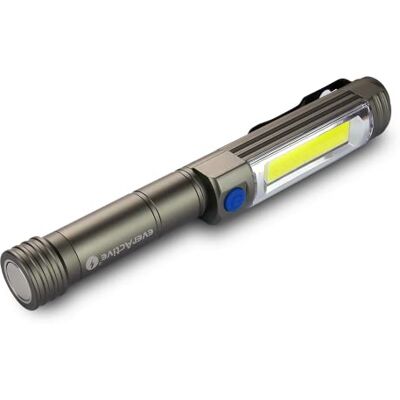 everActive COB LED verkstad arbet, 5 W, 400 lumen – starkt ljus, vattentät, magnetisk, aluminiumhölje, modell: WL-400 everActive COB LED verkstad arbet, 5 W, 400 lumen – starkt ljus, vattentät, magnetisk, aluminiumhölje, modell: WL-400