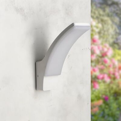 M Ledme Winni vit LED-vägglampa, dimbar färgtemperatur (CCT), 840 lumen, vattentät IP54, utomhusbelysning för trädgård, terrass eller fasad M Ledme Winni vit LED-vägglampa, dimbar färgtemperatur (CCT), 840 lumen, vattentät IP54, utomhusbelysning för trädgård, terrass eller fasad