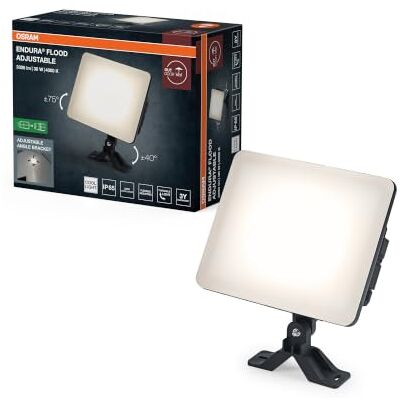 OSRAM ENDURA Flood LED-strålkastare Utomhus 30W 2550lm Svart IP65 ENDURA Flood Adjustable, Outdoor Lighting (Special), Svart, 30000 h, 1-Pack OSRAM ENDURA Flood LED-strålkastare Utomhus 30W 2550lm Svart IP65 ENDURA Flood Adjustable, Outdoor Lighting (Special), Svart, 30000 h, 1-Pack