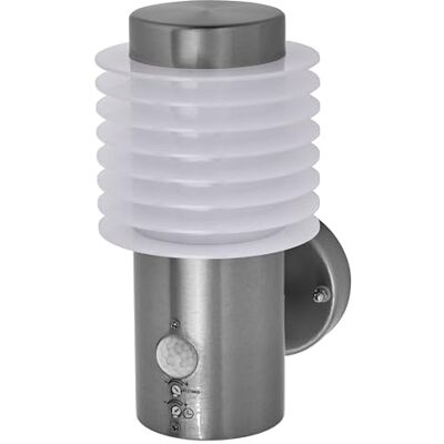 LEDVANCE ENDURA STYLE RONDO WALL SEN Außenleute, 9,5 W, 700 lm, väggmonterad ädelstahl, rörelsedetektor, taggljussensor, IP44 skyddsklass, 3 000 K Farbtemperatur, warmweise light farbe LEDVANCE ENDURA STYLE RONDO WALL SEN Außenleute, 9,5 W, 700 lm, väggmonterad ädelstahl, rörelsedetektor, taggljussensor, IP44 skyddsklass, 3 000 K Farbtemperatur, warmweise light farbe