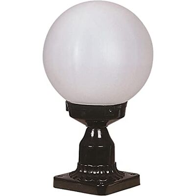 WELL HOME MOBILIARIO & DECORACIÓN Vägglampa, rak, vit skärm, för utomhus, abs, svart, 20x20x35, cap e 27 max 60 w WELL HOME MOBILIARIO & DECORACIÓN Vägglampa, rak, vit skärm, för utomhus, abs, svart, 20x20x35, cap e 27 max 60 w