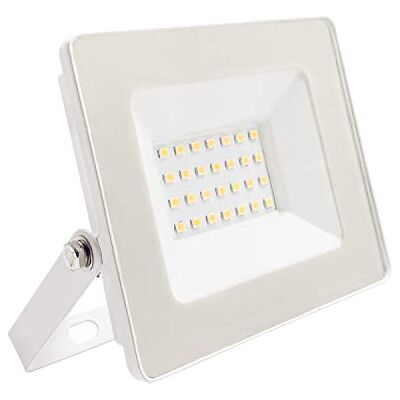 7H Sevenon 20 W Ultraslim LED-spotlight för utomhusbruk, IP65, svängbar, vit, 4 000 K, 3 0000H, 7hSevenOn 7H Sevenon 20 W Ultraslim LED-spotlight för utomhusbruk, IP65, svängbar, vit, 4 000 K, 3 0000H, 7hSevenOn