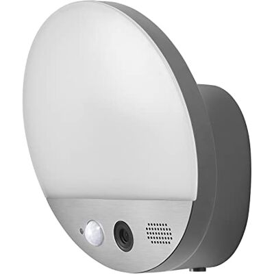 LEDVANCE Smart trädgårdsarmatur LED: för vägg, SMART+ ROUND CAMERA / 15 W, 220...240 V, strålningsvinkel: 120, Varmvit, 3000 K, material: plast, IP44, Förpackning med 1 st. LEDVANCE Smart trädgårdsarmatur LED: för vägg, SMART+ ROUND CAMERA / 15 W, 220...240 V, strålningsvinkel: 120, Varmvit, 3000 K, material: plast, IP44, Förpackning med 1 st.