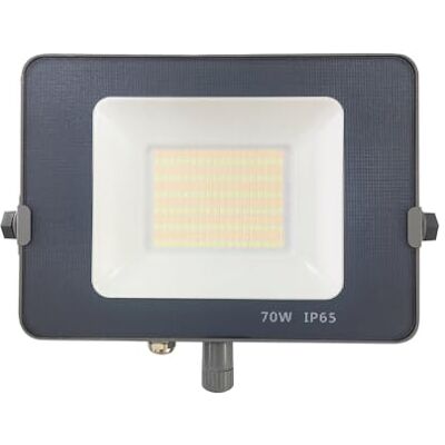 G.W.S ® Infinity 70W 6300-7000Lms, grått hölje utomhus IP65 vattentät LED-strålkastare, energibesparande säkerhetsljus, trefärgad (3000K/4000K/6000K) G.W.S ® Infinity 70W 6300-7000Lms, grått hölje utomhus IP65 vattentät LED-strålkastare, energibesparande säkerhetsljus, trefärgad (3000K/4000K/6000K)