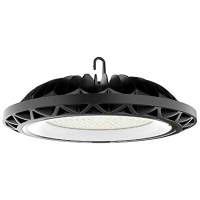 Bemko LED-industriellampa, aluminium, härdat glas, vit Bemko LED-industriellampa, aluminium, härdat glas, vit