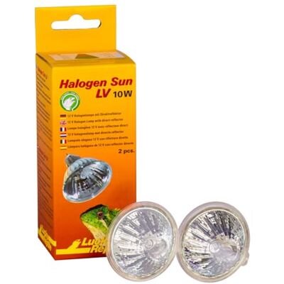 Lucky Reptile Halogen Sun LV Wärmestrahler 10W sol-ljus-lampa för G5.3-sockel speciell reflektorform lampa med bra ljus- & värmeutbyte i ljusfokus belysning för reptiler Lucky Reptile Halogen Sun LV Wärmestrahler 10W sol-ljus-lampa för G5.3-sockel speciell reflektorform lampa med bra ljus- & värmeutbyte i ljusfokus belysning för reptiler