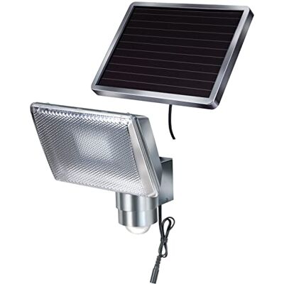 Brennenstuhl 1170840 solcell LED-ljus SOL 80 ALU IP44 med PIR-sensor 8 x LED 0,5 W 350 lm kabellängd 4,75 m färg ALU Brennenstuhl 1170840 solcell LED-ljus SOL 80 ALU IP44 med PIR-sensor 8 x LED 0,5 W 350 lm kabellängd 4,75 m färg ALU