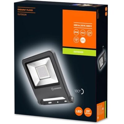 WatioWave Utomhus LED-projektor 50 W 4000K IP65 WatioWave Utomhus LED-projektor 50 W 4000K IP65