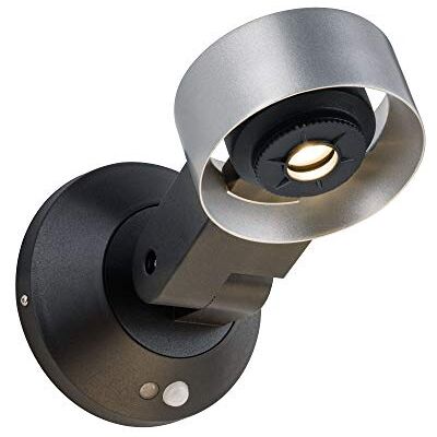 Paulmann 94213 Outdoor 230 V vägglampa IP44 stänkskydd vägglampa 8 W 3000 K varmvit väggstrålkastare silver antracit alu akryl, 8 W Paulmann 94213 Outdoor 230 V vägglampa IP44 stänkskydd vägglampa 8 W 3000 K varmvit väggstrålkastare silver antracit alu akryl, 8 W