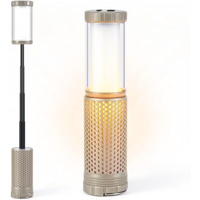 EXTSUD campinglampa utomhus, campinglampa uppladdningsbar IP44 camping lykta tältlampa för upphängning infällbar LED tältlampa för utomhus camping natt EXTSUD campinglampa utomhus, campinglampa uppladdningsbar IP44 camping lykta tältlampa för upphängning infällbar LED tältlampa för utomhus camping natt