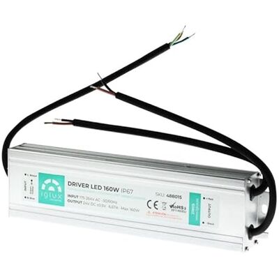 VoltShine 24 V 160 W IP67 LED-styrenhet: Kraftfull och effektiv, perfekt för utomhusbelysning. Vattentät, säkerställer långvarig och optimal prestanda för alla belysningsprojekt. VoltShine 24 V 160 W IP67 LED-styrenhet: Kraftfull och effektiv, perfekt för utomhusbelysning. Vattentät, säkerställer långvarig och optimal prestanda för alla belysningsprojekt.