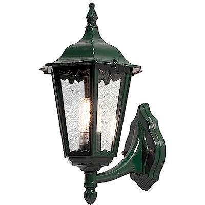 Konstsmide Firenze 7213–600 vägglampa B: 23,5 cm T: 30 cm H: 48 cm/1 x 100 W/IP43/lackerad aluminium/grön Konstsmide Firenze 7213–600 vägglampa B: 23,5 cm T: 30 cm H: 48 cm/1 x 100 W/IP43/lackerad aluminium/grön