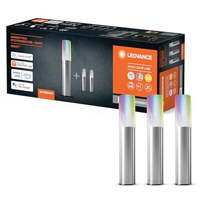 LEDVANCE LED smart trädgårdslampa, utomhusarmatur, RGB färger förändras, 38,0 mm x 365,0 mm, SMART trädgårdsstång [energieffektivitetsklass A++, A+, LEDVANCE LED smart trädgårdslampa, utomhusarmatur, RGB färger förändras, 38,0 mm x 365,0 mm, SMART trädgårdsstång [energieffektivitetsklass A++, A+,