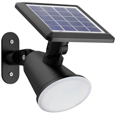 Philips Jivix solcellsdriven spotlight för utomhusbruk, 1,4 W, 2700 K, svart, IP44-vädertätad Philips Jivix solcellsdriven spotlight för utomhusbruk, 1,4 W, 2700 K, svart, IP44-vädertätad