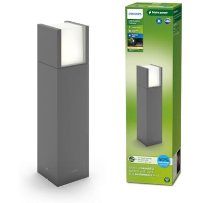 Philips Arbour UltraEfficient utomhusbelysning för gångstig, 3,8 W, 2700 K, antracit, IP44 väderbeständig Philips Arbour UltraEfficient utomhusbelysning för gångstig, 3,8 W, 2700 K, antracit, IP44 väderbeständig