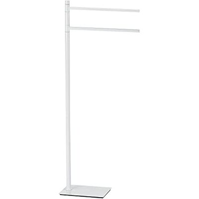 Gedy G-Seul Vit golvplatta med svart yta, mått 83,3 x 34 x 14 cm, Golvhanddukshållare i rostfritt stål och Cromall, 4 mm bröd ingår, Metall, Unik Gedy G-Seul Vit golvplatta med svart yta, mått 83,3 x 34 x 14 cm, Golvhanddukshållare i rostfritt stål och Cromall, 4 mm bröd ingår, Metall, Unik