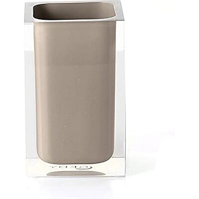 Gedy Ljus Tortora, Auckland badrum, mått och vikt: 11 x 7,2 x 7,2 cm och 0,29 kg, högkvalitativ transparent hartstandborsthållare, R&S-design, handgjord, 2 års garanti, unik Gedy Ljus Tortora, Auckland badrum, mått och vikt: 11 x 7,2 x 7,2 cm och 0,29 kg, högkvalitativ transparent hartstandborsthållare, R&S-design, handgjord, 2 års garanti, unik