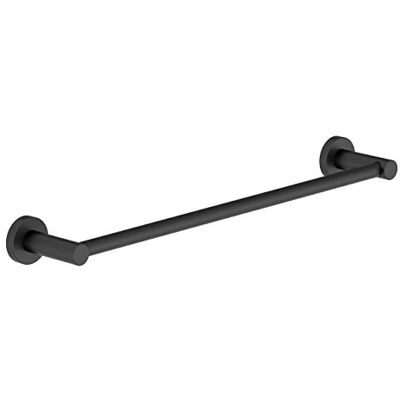 Symmons 353TB-24-MB Dia 24 in. Wall-Mounted Towel Bar in Matte Black Symmons 353TB-24-MB Dia 24 in. Wall-Mounted Towel Bar in Matte Black