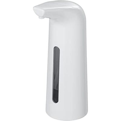 Wenko Infraröd desinfektionsmedel och tvåldispenser Larino vit, automatisk sensor desinfektionsdispenser, även för flytande tvål, kontaktlös, påfyllningsbar, batteridriven, 400 ml, 9 x 22,5 x 9 cm Wenko Infraröd desinfektionsmedel och tvåldispenser Larino vit, automatisk sensor desinfektionsdispenser, även för flytande tvål, kontaktlös, påfyllningsbar, batteridriven, 400 ml, 9 x 22,5 x 9 cm