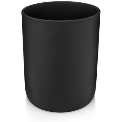 Essentra Home Essentra hem matt svart papperskorg för kontor, papperskorg för badrum eller sovrum. 2,2 gallon Essentra Home Essentra hem matt svart papperskorg för kontor, papperskorg för badrum eller sovrum. 2,2 gallon