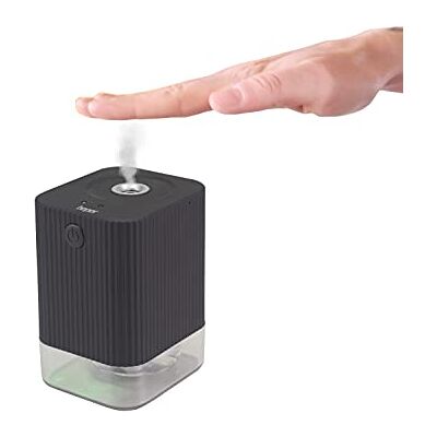 BEPER P201UTP011 Dispenser för desinfektionsmedel för hand och föremal, 120 ml kontaktlös kapacitet, infraröd sensor, uppladdningsbart batteri, USB -kabel ingar, svart BEPER P201UTP011 Dispenser för desinfektionsmedel för hand och föremal, 120 ml kontaktlös kapacitet, infraröd sensor, uppladdningsbart batteri, USB -kabel ingar, svart