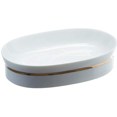 Spirella Tillbehör ÖVERSIKT Opera White/Gold PORTAOBJETOS 1209605, Vit, Standard Spirella Tillbehör ÖVERSIKT Opera White/Gold PORTAOBJETOS 1209605, Vit, Standard