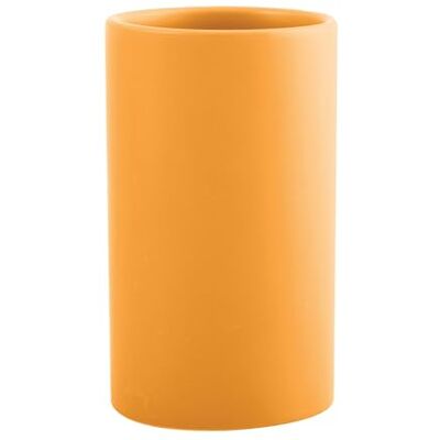Spirella tandborstkopp tandborsthållare keramiskt rör 7 x 11,5 cm gul matt Spirella tandborstkopp tandborsthållare keramiskt rör 7 x 11,5 cm gul matt
