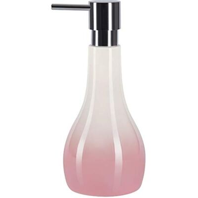 Spirella Bali gradienttvåldispenser samtida 9x9x20 cm Rose/White Spirella Bali gradienttvåldispenser samtida 9x9x20 cm Rose/White