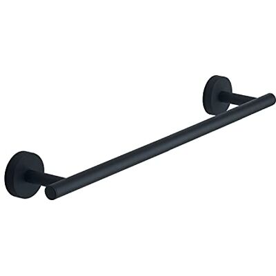Gedy G-Osaka Handduksställ CM.35, svart färg, Cromall®-komponenter, rostfritt stål och frostat glasbehållare, 10 års garanti, mäter 5 x 35 x 7,6 cm och vikt 0,234 kg, FoU-design Gedy G-Osaka Handduksställ CM.35, svart färg, Cromall®-komponenter, rostfritt stål och frostat glasbehållare, 10 års garanti, mäter 5 x 35 x 7,6 cm och vikt 0,234 kg, FoU-design