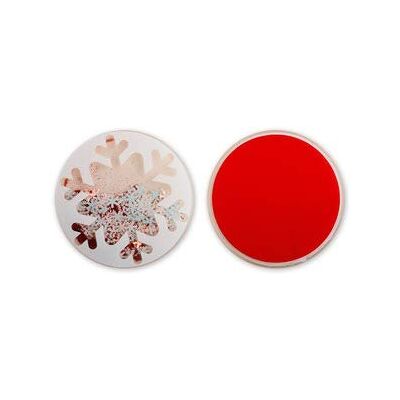 Muvit Life STICKER SNOWFLAKE ROUGE Muvit Life STICKER SNOWFLAKE ROUGE