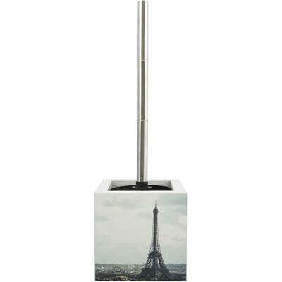 MSV 140574 toalettrullehållare, MDF/rostfritt stål, motiv Paris, 13 x 15 x 11,5 cm MSV 140574 toalettrullehållare, MDF/rostfritt stål, motiv Paris, 13 x 15 x 11,5 cm