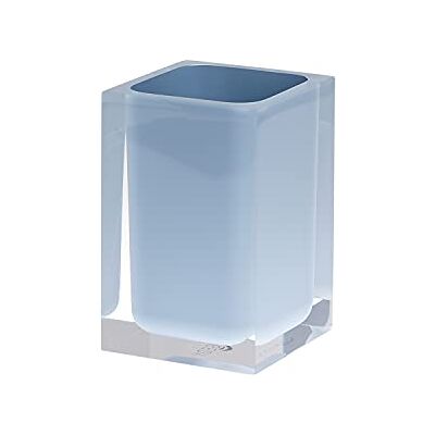 Gedy Auckland ljusblå tandborsthållare, mått och vikt: 11 x 7,2 x 7,2 cm och 0,29 kg, högkvalitativ transparent hartstandborsthållare, R&S-design, handgjord, 2 års garanti Gedy Auckland ljusblå tandborsthållare, mått och vikt: 11 x 7,2 x 7,2 cm och 0,29 kg, högkvalitativ transparent hartstandborsthållare, R&S-design, handgjord, 2 års garanti