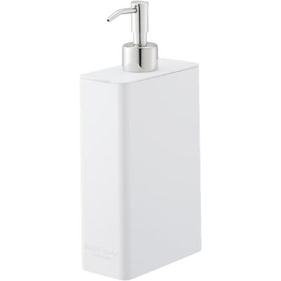 YAMAZAKI Tower Body tvåldispenser, vit, rektangulär YAMAZAKI Tower Body tvåldispenser, vit, rektangulär