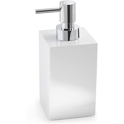 Gedy G-Bangkok Vit tvål, Mått och Vikt: 17,3X7,3X8,4 CM & 0,365 kg, kapacitet 250 ml, Resin och sand Badrum Tvåldispenser, FoU-design, 2 års garanti, unik Gedy G-Bangkok Vit tvål, Mått och Vikt: 17,3X7,3X8,4 CM & 0,365 kg, kapacitet 250 ml, Resin och sand Badrum Tvåldispenser, FoU-design, 2 års garanti, unik