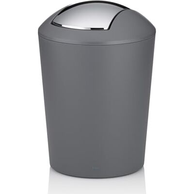 kela 22302 Sopkorg för Badrum, 5 l, Grå kela 22302 Sopkorg för Badrum, 5 l, Grå