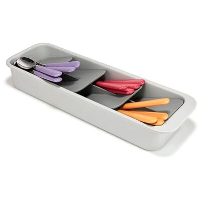 Joseph Joseph DrawerStore Kompakt Besticklåda Organisatör, i Nivåer, Avtagbara, återvunnen plast Joseph Joseph DrawerStore Kompakt Besticklåda Organisatör, i Nivåer, Avtagbara, återvunnen plast
