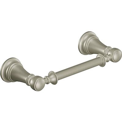 Moen YB8408BN Weymouth Pivoting Double Post Toilet Paper Holder, Brushed Nickel Moen YB8408BN Weymouth Pivoting Double Post Toilet Paper Holder, Brushed Nickel