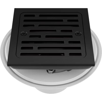 Delta Kran 4-tums bricka i fyrkantigt duschgolv avlopp svart, duschavloppssats, fyrkantigt duschavlopp, krom duschavlopp, duschgolvavlopp, matt svart DT062412-BL Delta Kran 4-tums bricka i fyrkantigt duschgolv avlopp svart, duschavloppssats, fyrkantigt duschavlopp, krom duschavlopp, duschgolvavlopp, matt svart DT062412-BL