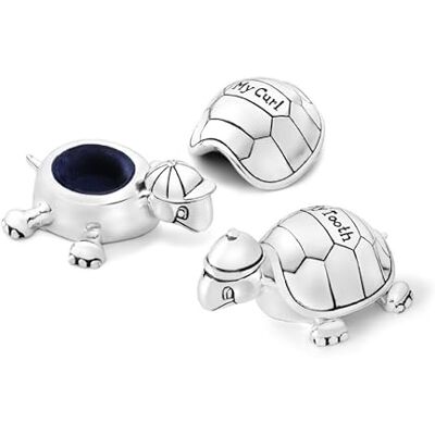 Zilverstad Tand- och första locklåda sköldpadda, silver Zilverstad Tand- och första locklåda sköldpadda, silver