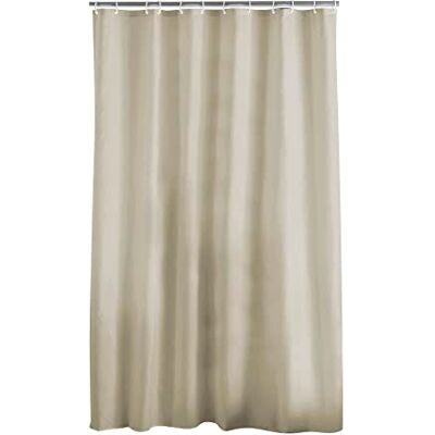 Douceur d'Intérieur DOUCEUR D'INTERIEUR 1800696 Duschdraperi, Taupe, 180 x 200 cm Douceur d'Intérieur DOUCEUR D'INTERIEUR 1800696 Duschdraperi, Taupe, 180 x 200 cm