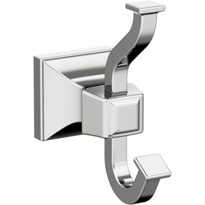 Amerock Enkel rockkrok krom Mulholland handdukskrok badhårdvara badrumstillbehör Amerock Enkel rockkrok krom Mulholland handdukskrok badhårdvara badrumstillbehör