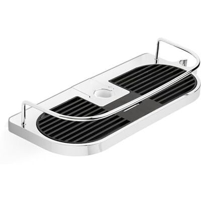 Tatay Duschhylla Utan Borrning för Stång Aluminium Fukt- och Korrosionsbeständig Klarar 5 kg Enkel Montering Utan Borr Modern Hängande Duschkorg med Effektiv Dränering 12,5 x 11,5 x 24 cm Tatay Duschhylla Utan Borrning för Stång Aluminium Fukt- och Korrosionsbeständig Klarar 5 kg Enkel Montering Utan Borr Modern Hängande Duschkorg med Effektiv Dränering 12,5 x 11,5 x 24 cm