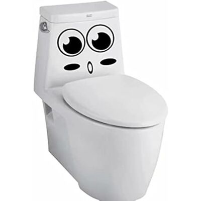 sundatebe Smiley, Dr?Le väggklistermärke för toalett, badrum, kök, PVC, 1 färg, en storlek sundatebe Smiley, Dr?Le väggklistermärke för toalett, badrum, kök, PVC, 1 färg, en storlek