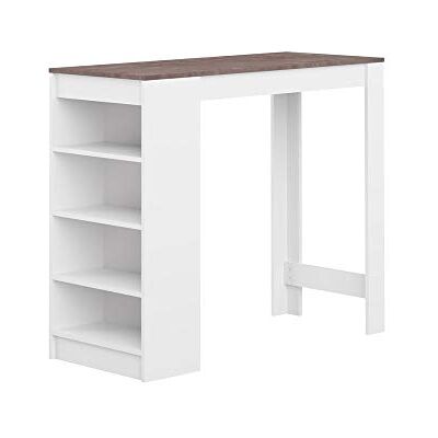 Symbiosis Aravis barbord Modern 102.7 x 115 x 50 cm White and Cement Symbiosis Aravis barbord Modern 102.7 x 115 x 50 cm White and Cement