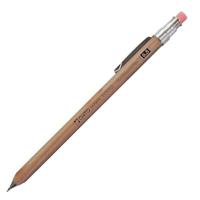 オート Mini mekanisk penna 0,5 naturlig オート Mini mekanisk penna 0,5 naturlig