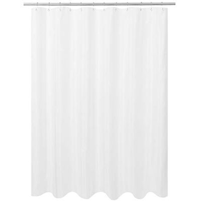 N&Y HOME Ultimate vattentätt tyg duschdraperi eller foder, maskintvättbart, andningsbart tyg TPU-foder badkar duschfoder, vit, 183 x 183 cm N&Y HOME Ultimate vattentätt tyg duschdraperi eller foder, maskintvättbart, andningsbart tyg TPU-foder badkar duschfoder, vit, 183 x 183 cm
